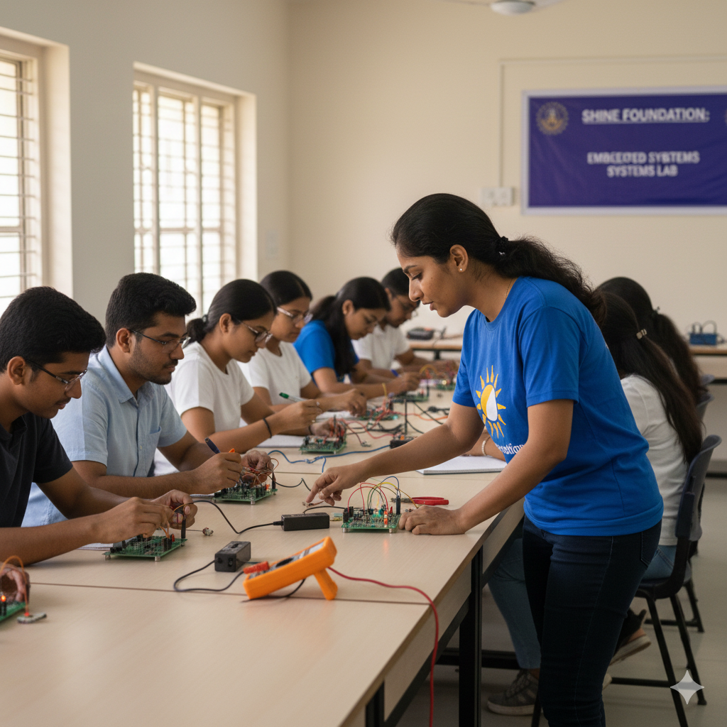 Hands-on electronics lab practical